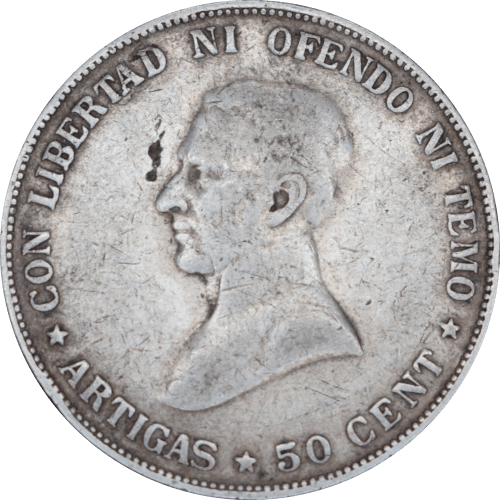 Revers 50 centesimos 1917
