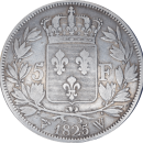 5 francs Charles X 1825 W - Revers