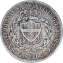 50 centesimi Charles Félix 1826 P - Revers