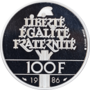 100 francs Statue de la Liberté 1986 BE - Revers