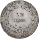 20 cents Indochine française 1924 A - Revers