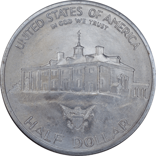 Revers ½ dollar George Washington 1982 D