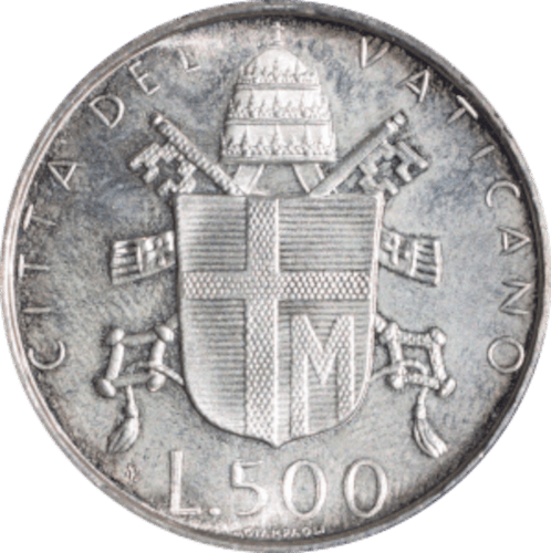 Revers 500 lires Jean Paul II 1980 IPZS