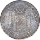1 peseta Alphonse XIII toupet 1900 - Reverse