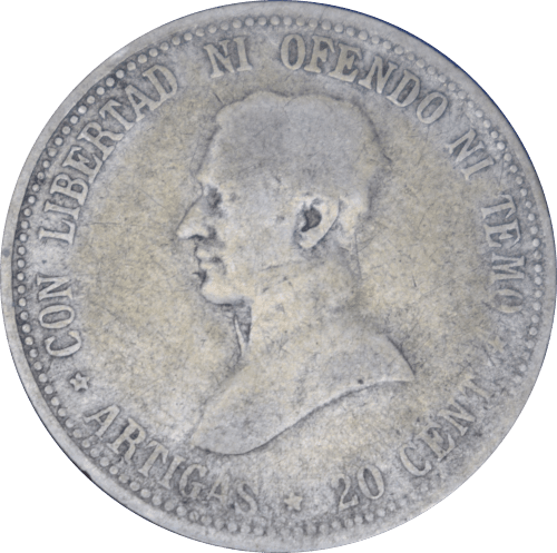 Revers 20 centesimos 1920