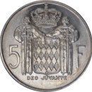 5 francs Rainier III 1966 - Revers
