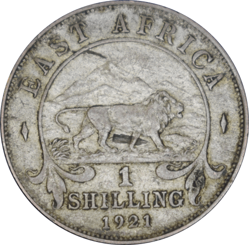 Revers 1 shilling George V 1921 H