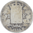 1 franc Charles X 1829 W - Revers