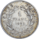 1 franc Napoléon III 1860 BB - Revers