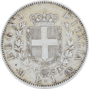 1 lire Vittorio Emanuele II 1863 M BN - Revers