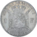 1 franc Léopold II 1880 - Revers