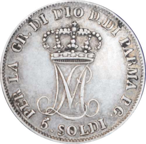5 soldi Maria Luiga 1815 - Revers