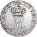 5 soldi Maria Luiga 1815 - Revers