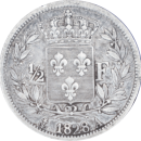 ½ franc Charles X 1828 A - Revers