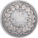 ½ franc Louis Philippe 1832 BB - Revers