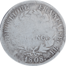1 franc Napoléon Ier 1808 BB - Revers