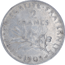 2 francs Semeuse 1905 - Revers