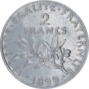 2 francs Semeuse 1899 - Revers