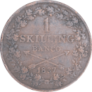 1 skilling banco Charles XIV 1837 - Revers