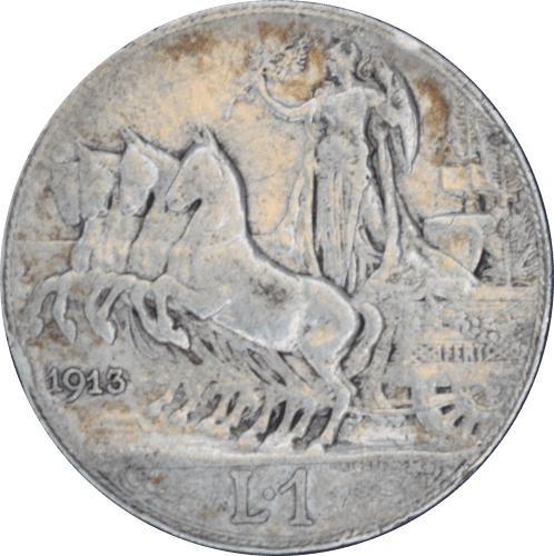 1 lire Victor-Emmanuel III 1913 R - Revers
