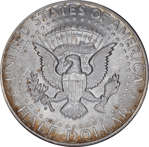 1/2 dollar Kennedy 1964 D - Revers