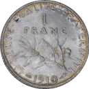 1 franc Semeuse 1910 - Revers