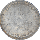1 franc Semeuse 1909 - Revers