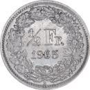 1/2 franc Helvetia debout 1965 - Revers