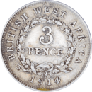 3 pence George V 1914 - Revers