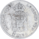 1/4 lire François Ier 1823 M - Revers