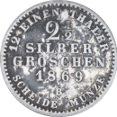 2½ silbergroschen Wilhelm I 1869 B - Revers
