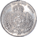 200 réis Pedro II 1857 - Revers