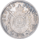 1 franc Napoléon III 1866 A - Revers