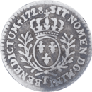 1⁄20 écu Louis XV 1728 T - Revers
