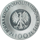100 zlotys 1973 Copernic - Revers