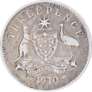 3 Pence - Edward VII 1910 - Revers