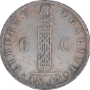 6 centimes 1846 - Revers
