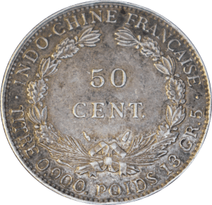 Revers 20 cents Indochine française 1921 A