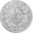 1 lira Pius IX 1867 R - Revers
