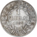 1 lira Pius IX 1869 R - Revers