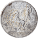 1 lire 1917 R Vittorio Emanuele III - Revers