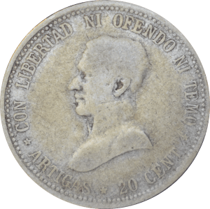 Revers 20 centesimos 1920